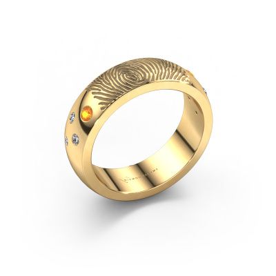 Alliance Minke 585 or jaune ±6x2.3 mm citrine