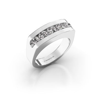 Heren ring Richard 950 platina diamant 1.110 crt