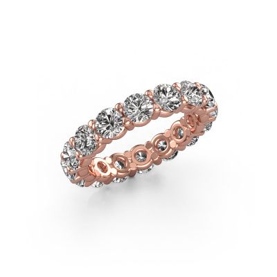 Stackable ring Heddy rnd 4.0 585 rose gold zirconia 4 mm