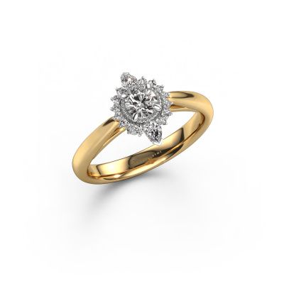 Engagement ring Susan 585 gold diamond 0.594 crt