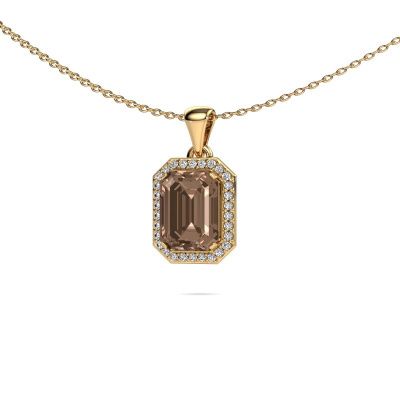 Pendant Dodie 585 gold brown diamond 1.88 crt