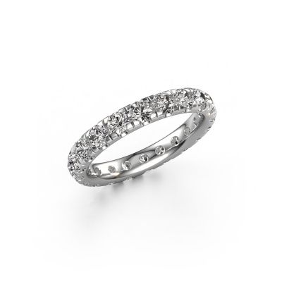 Bague superposable Jackie 3.0 585 or blanc diamant synthétique 2.00 crt