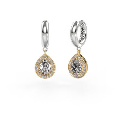 Drop earrings Barbar 1 585 gold lab grown diamond 1.52 crt