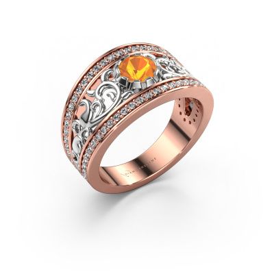 Ring Marilee 585 Roségold Citrin 5 mm