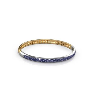 Bracelet Emely 5mm 585 gold sapphire 1.1 mm