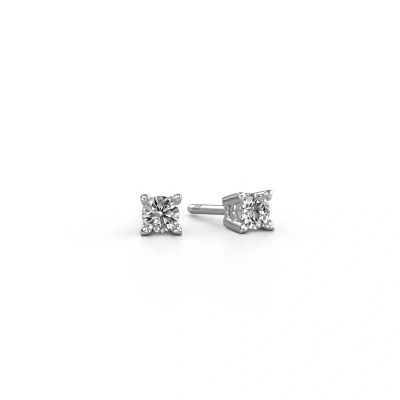 Stud earrings Cather 950 platinum lab-grown diamond 0.25 crt