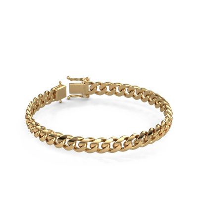 Cuban bracelet ±8 mm 585 gold