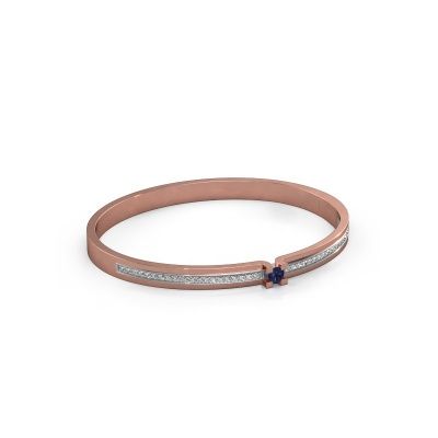 Bracelet Myrthe 585 rose gold sapphire 4 mm