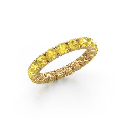 Stackable ring Vivienne 3.4 585 gold yellow sapphire 3.4 mm