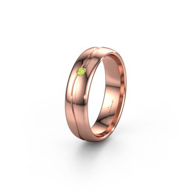 Ehering WH0905L35X 585 Roségold Peridot ±5x1.7 mm