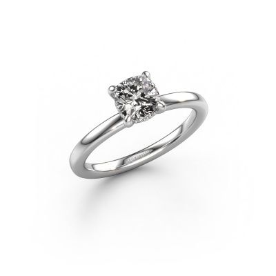 Engagement ring Simone CUS 2 950 platinum diamond 1.054 crt