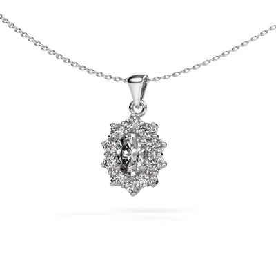 Pendant Leesa 585 white gold lab-grown diamond 1.50 crt