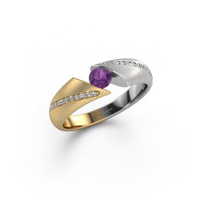 Ring Hojalien 2 585 gold amethyst 4.2 mm