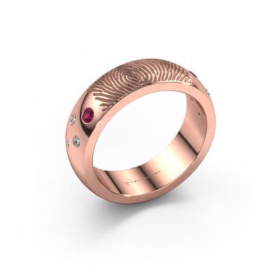 Alliance Minke 585 or rose ±6x2.3 mm rhodolite