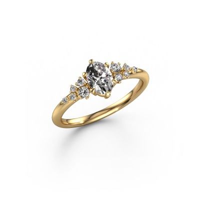 Engagement ring Royce OVL 585 gold diamond 0.60 crt