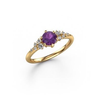 Ring Royce RND 585 gold amethyst 5.5 mm