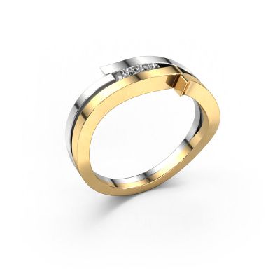 Ring Amelie 585 gold zirconia 1.7 mm