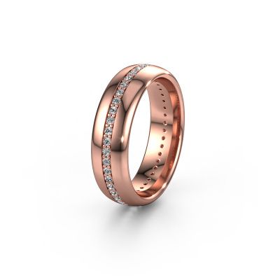 Ehering WH0103L36BP 585 Roségold Zirkonia 1.3 mm ±6x2 mm