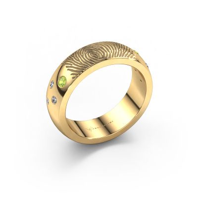 Alliance Minke 585 or jaune ±6x2.3 mm péridot