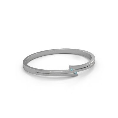 Bracelet Roxane 585 white gold blue topaz 2 mm