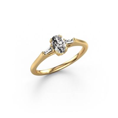 Verlobungsring Indy OVL 585 Gold Diamant 0.50 crt