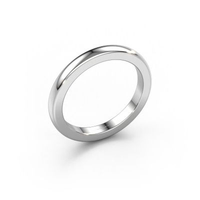 Stackable ring Astrid 25 mm 950 platinum
