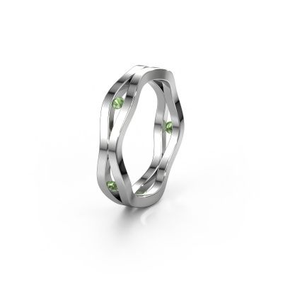 Alliance WH2122L 585 or blanc vert tourmaline ±5x1.8 mm