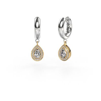 Drop earrings Barbar 1 585 gold diamond 3.24 crt
