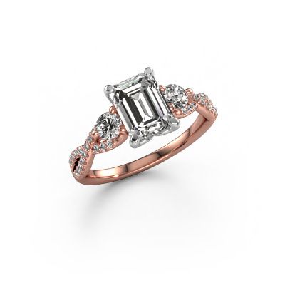 Verlobungsring Marilou EME 585 Roségold Lab-grown Diamant 2.27 crt