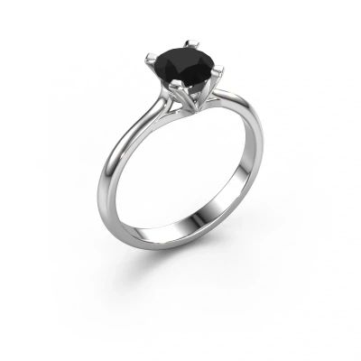 Verlobungsring Isa 1 950 Platin Schwarz Diamant 0.84 crt