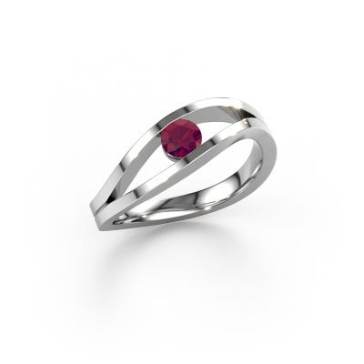 Ring Sigrid 1 950 platinum rhodolite 4 mm