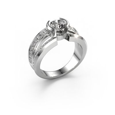 Heren ring Rowan 585 witgoud lab-grown diamant 1.00 crt
