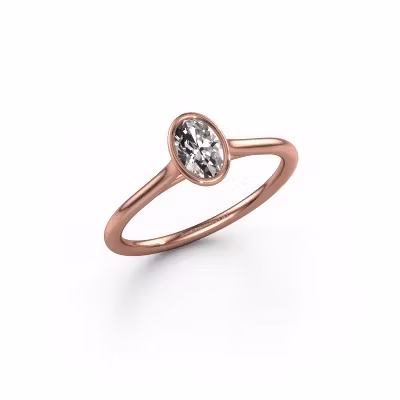 Verlobungsring Lavon OVL 585 Roségold Diamant 0.40 crt
