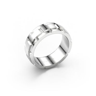 Men's ring Ricardo 1 585 white gold