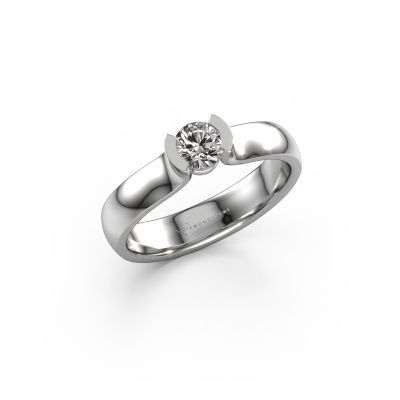 Ring Ophelia 585 white gold diamond 0.30 crt