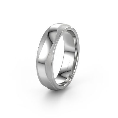 Wedding ring WH2062M26BM 950 platinum ±0.24x0.08 in