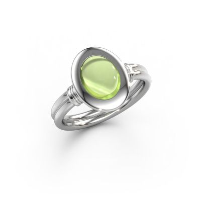 Ring Brittni 950 Platin Peridot 7x5 mm