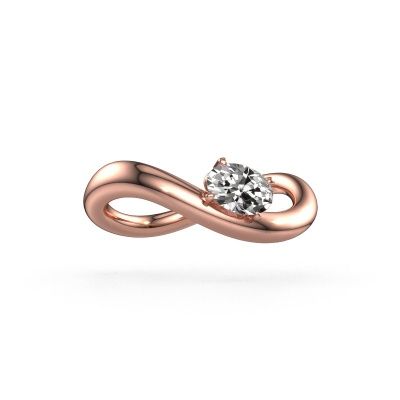 Verlobungsring Chloe OVL 585 Roségold Diamant 0.40 crt