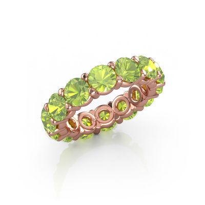 Ring Heddy rnd 5.0 585 rose gold peridot 5 mm