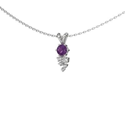 Pendant Royce 950 platinum amethyst 4 mm