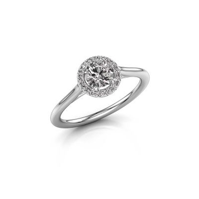 Engagement ring Seline rnd 1 585 white gold diamond 0.605 crt