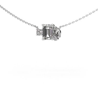 Pendant Frauke EME 950 platinum lab grown diamond 1.475 crt
