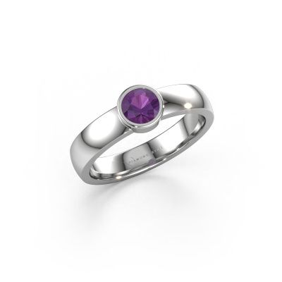 Ring Ise 1 585 Weißgold Amethyst 4.7 mm