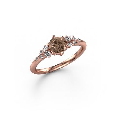 Ring Royce RND 585 Roségold Braun Diamant 0.783 crt