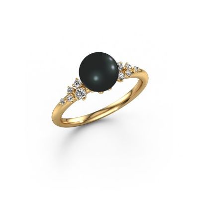 Ring Royce PRL 585 gold black pearl 7 mm