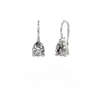 Drop earrings Cleo PER 585 white gold lab grown diamond 1.00 crt