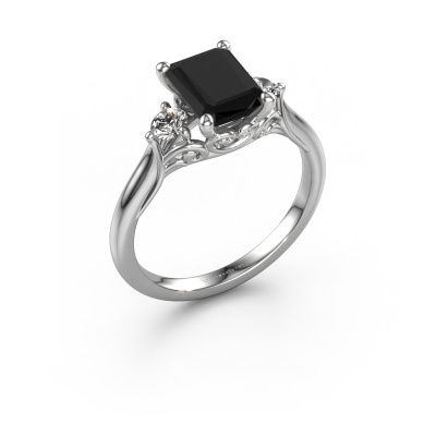 Verlobungsring Laurian EME 950 Platin Schwarz Diamant 2.34 crt