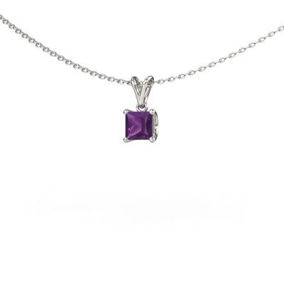 Anhänger Sam SQR 950 Platin Amethyst 4.5 mm