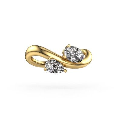 Verlobungsring Chloe OVL-PER 585 Gold Lab-grown Diamant 1.05 crt
