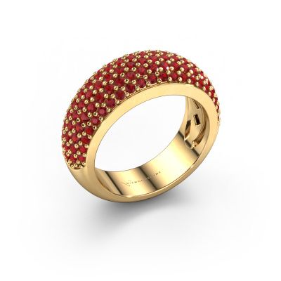 Ring Cristy 585 gold ruby 1.2 mm